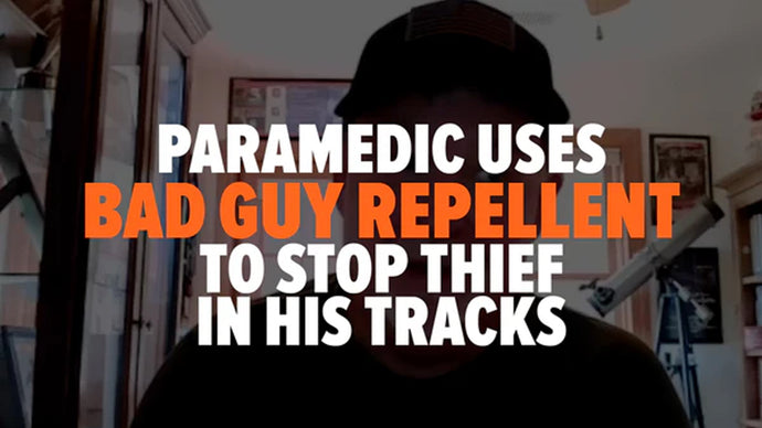 Paramedic Uses Bad Guy Repellent To Stop Thief In His Tracks