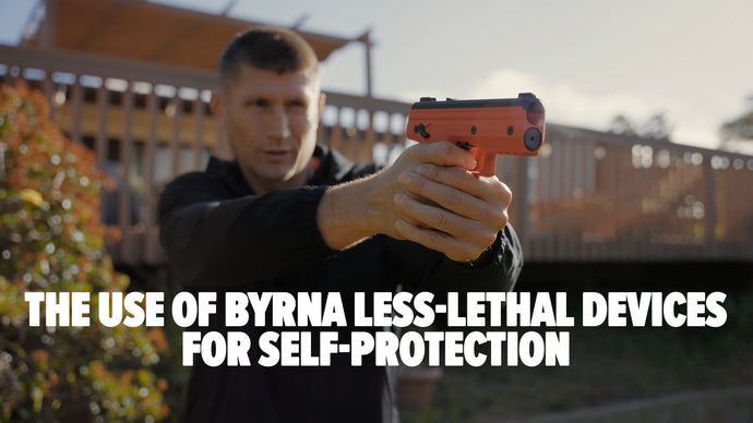 The use of Byrna less-lethal devices for self-protection