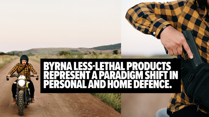 Byrna less-lethal products represent a paradigm shift in personal and home defence.